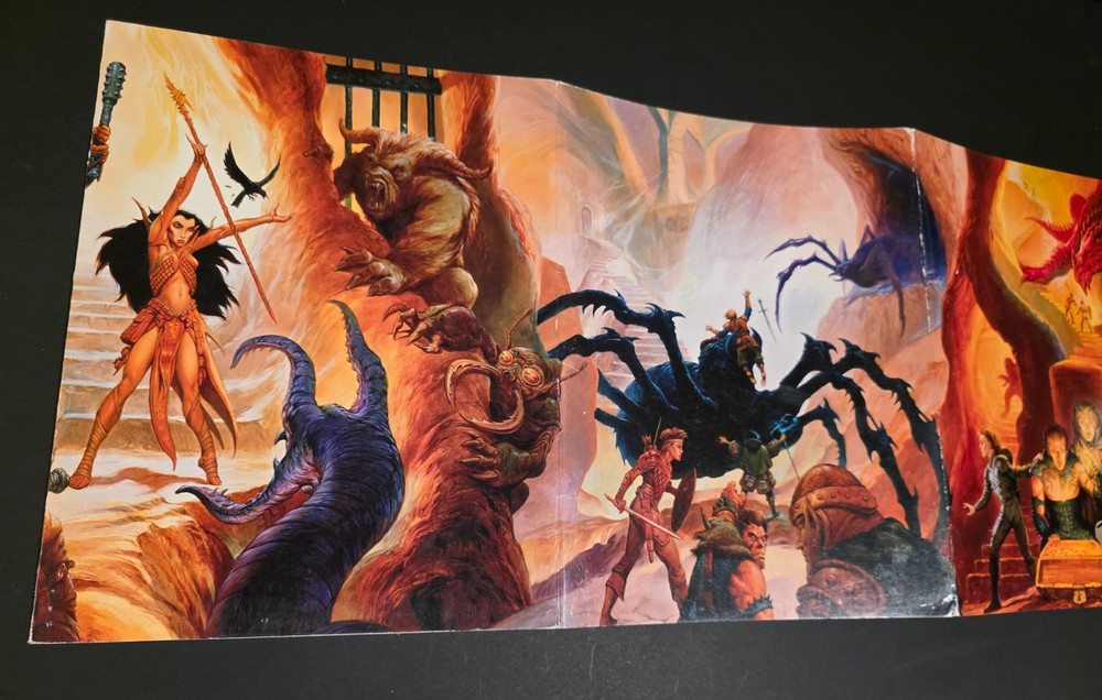 Dungeons & Dragons 3rd Edition Dungeon Master Screen & Combat Planner ☆ D&D ☆