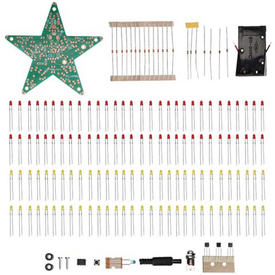 Whadda 60-LED Multi-Effect Star - Soldering Practice and Electrical Engineeri...