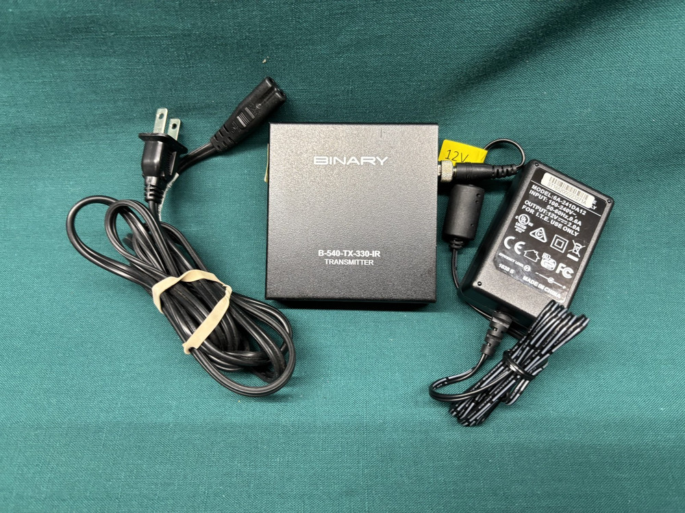 BINARY B-540-TX-330-IR Transmitter with AC Adapter (10H)