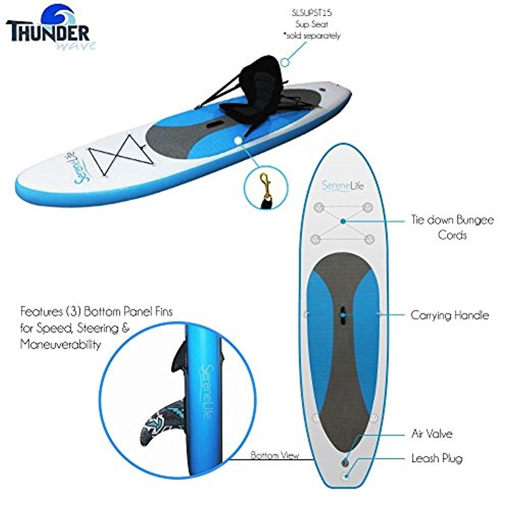 Thunder Wave SUP - Stand Up Water Paddle-Board (SLSUPB10)