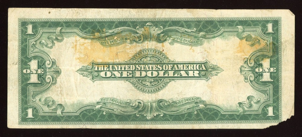1923 Large Size Silver Certificate $1 Horseblanket Note