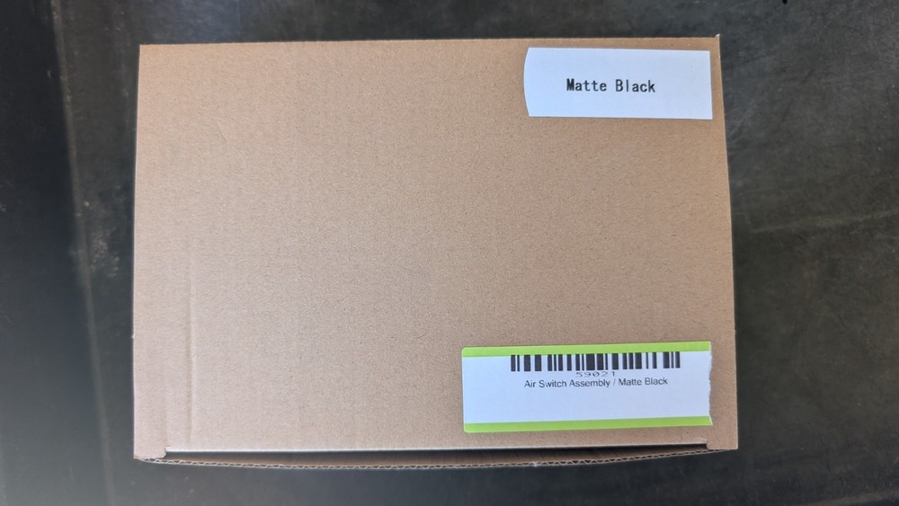 Air Switch Assembly for Garbage Disposal - Matte Black Button