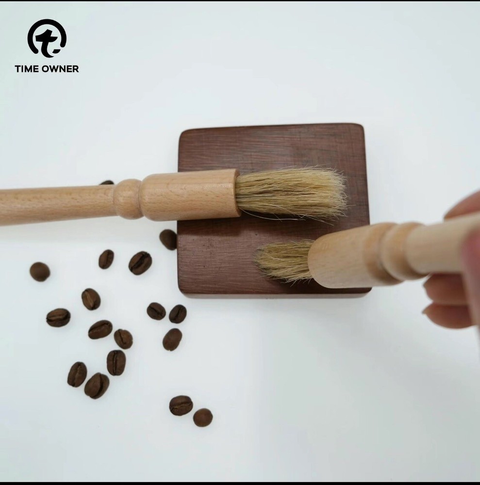 Espresso Spoon Cleaning Brush Machine Grinder Dusting Coffee Powder Brushes SL3