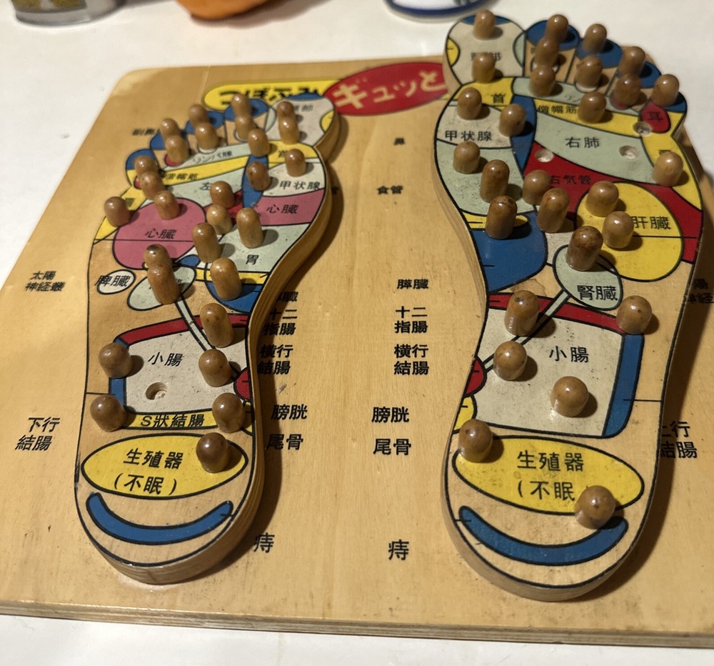 Foot Acupuncture Model. Vintage Piece. Missing Few Pieces.