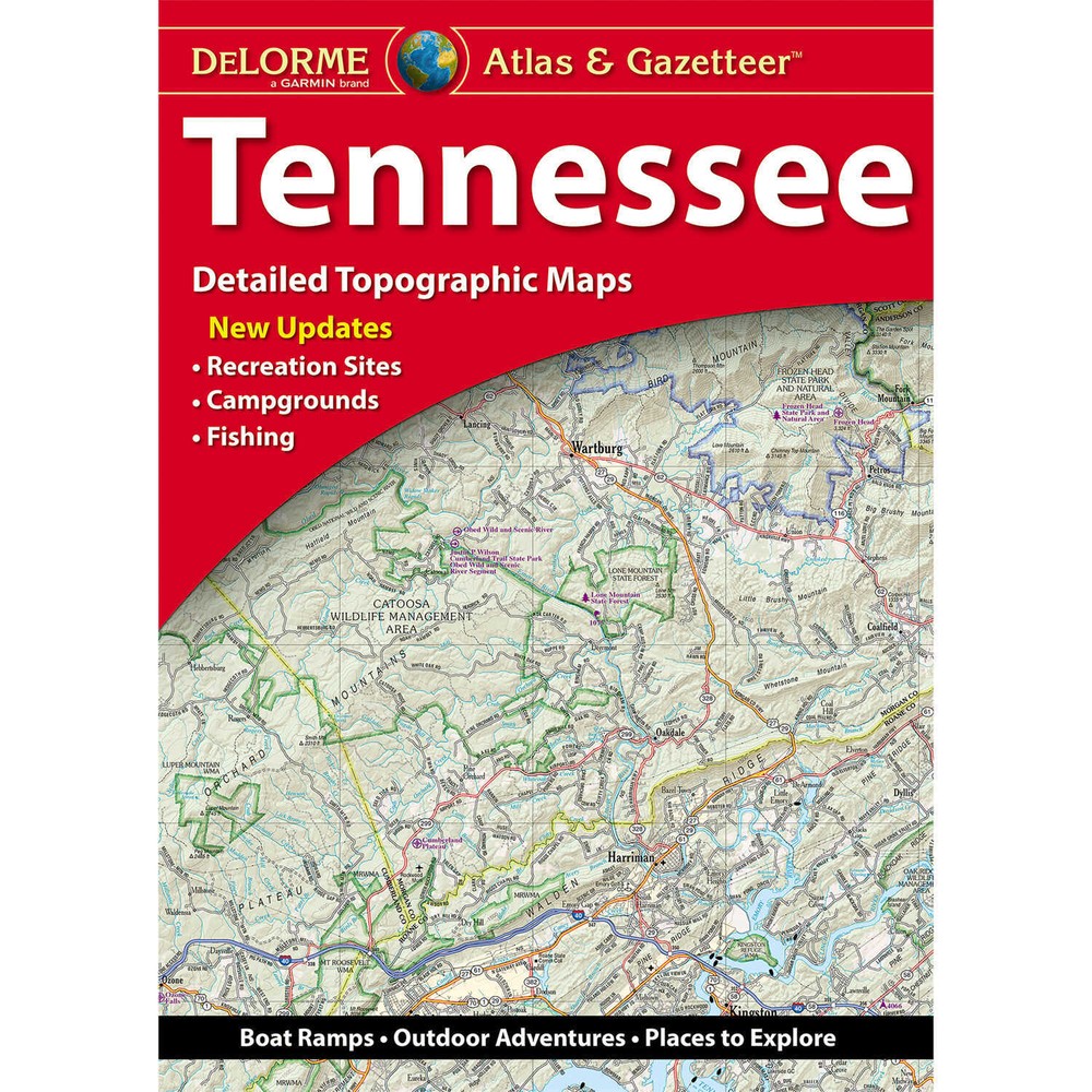 DeLorme Topographic Atlas Tennessee