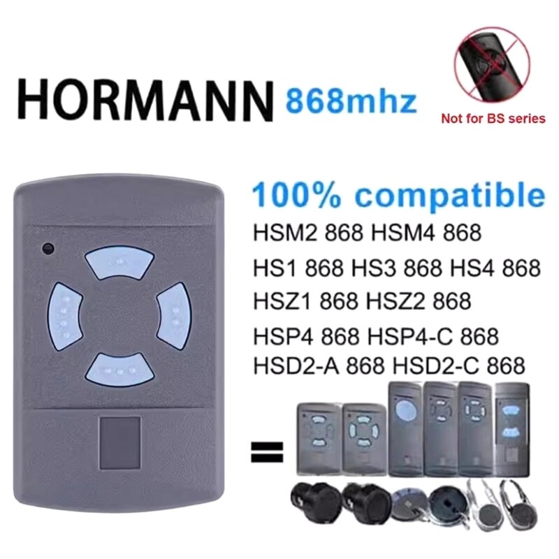 Garage Door Handheld Transmitter Remote Control Transmitter for HORMANN 868MHZ