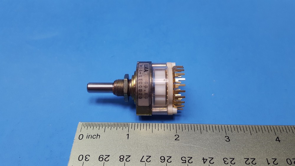 SELECTOR SWITCH, 04-1100B20, ELMA, Rotary, 24 position