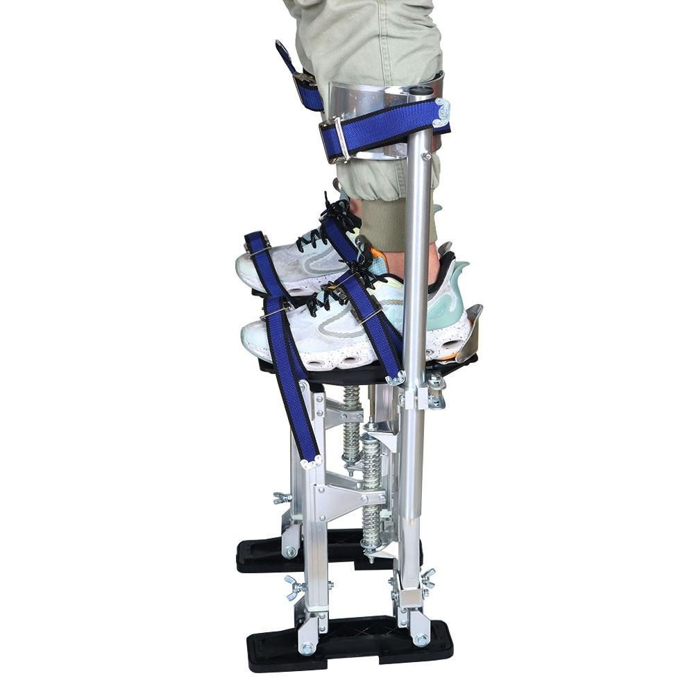 18-30 Inch Silver Aluminum Stilts Suitable for Painter Walking Tools