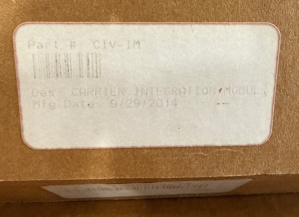 Carrier CIV-IM I-Vu Integrator - Integration Module