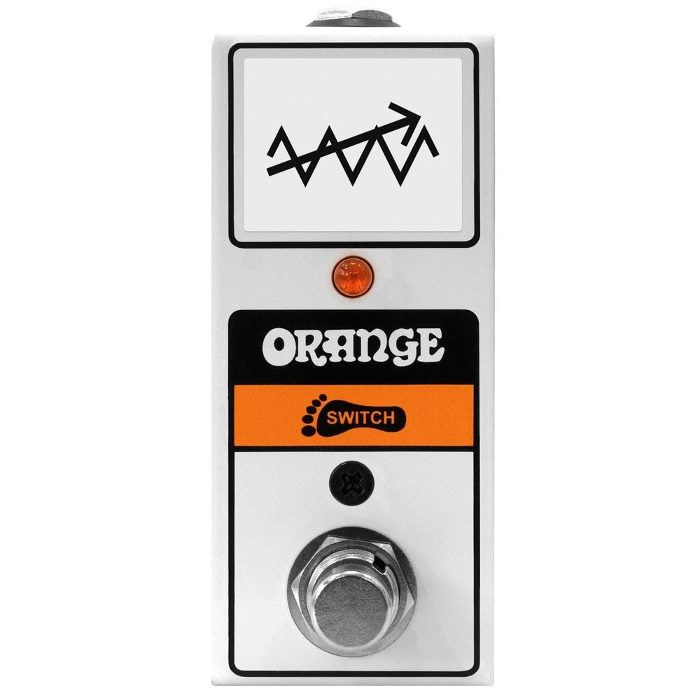 Orange Single Button Mini Footswitch