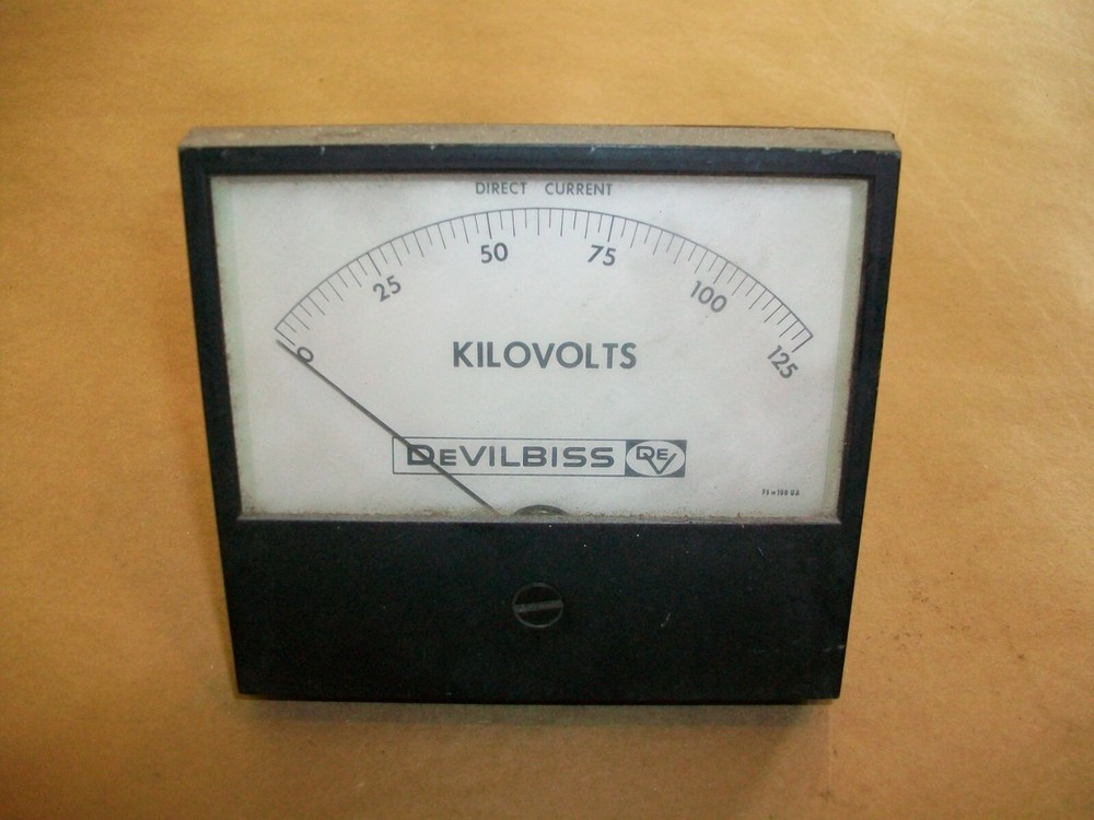 Simpson DeVilbiss Kilovolts Meter 60313  USED