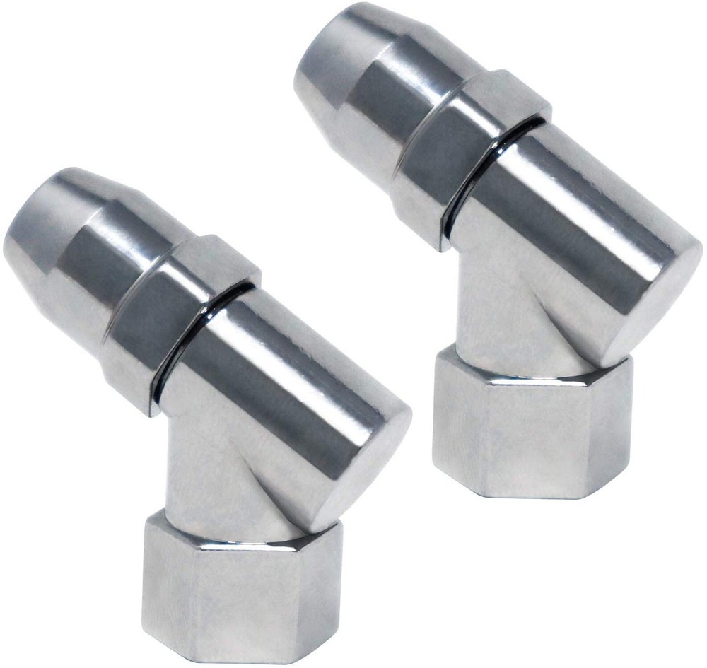 JACO Advanced Angled Tire Air Chuck - 1/4" NPT (2 Pack) (Open Flow)