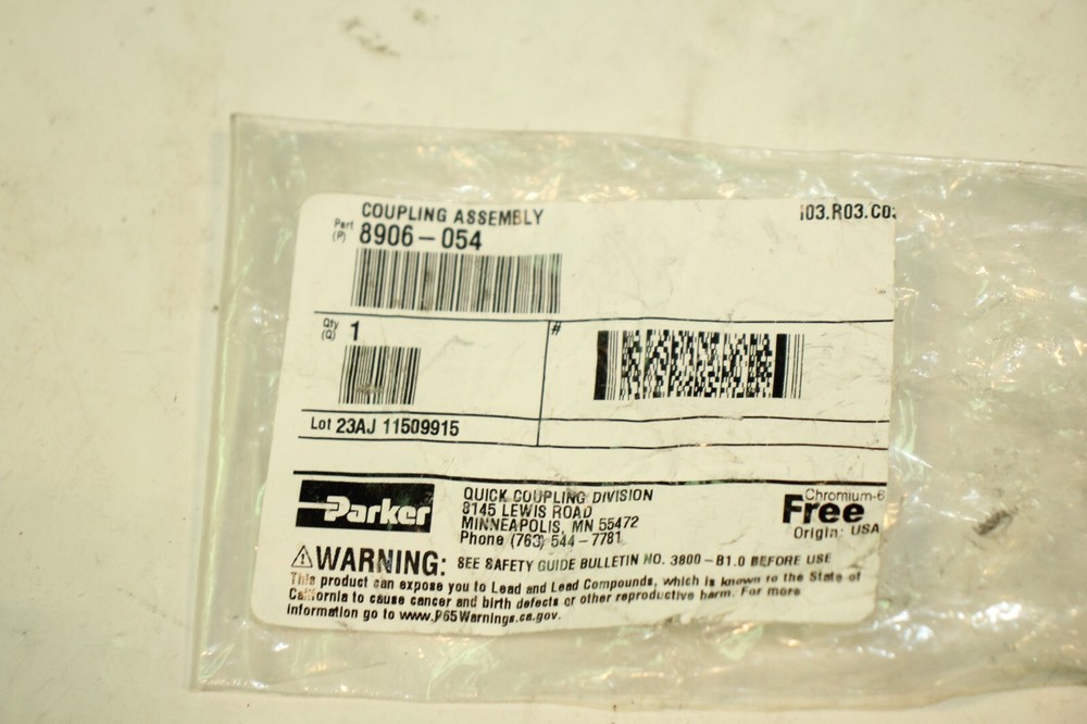 Parker Quick Disconnect 8906-054