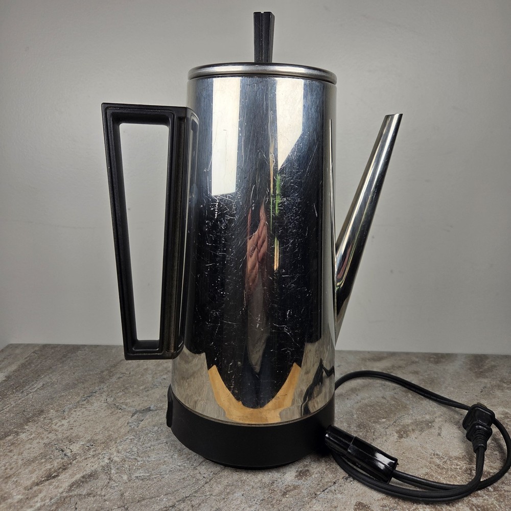 Vintage Presto Percolator Coffee Pot Complete Tested