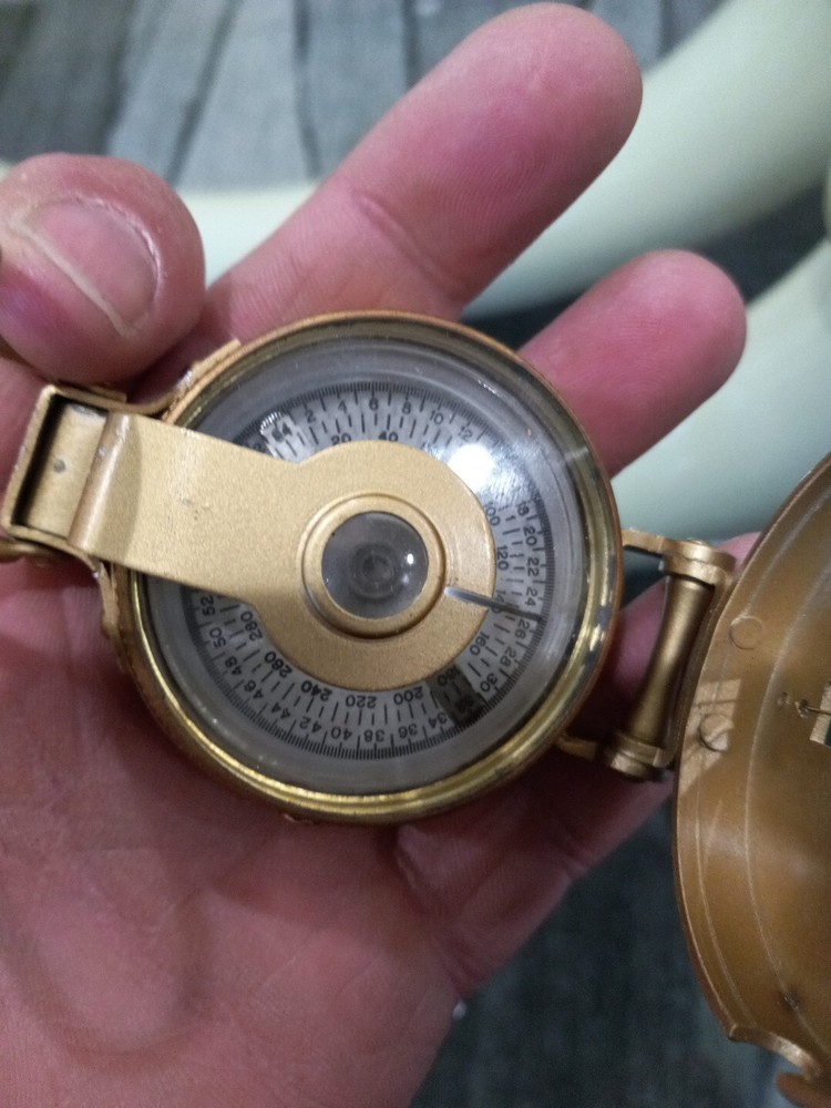 Vintage PIC Lensatic Compass