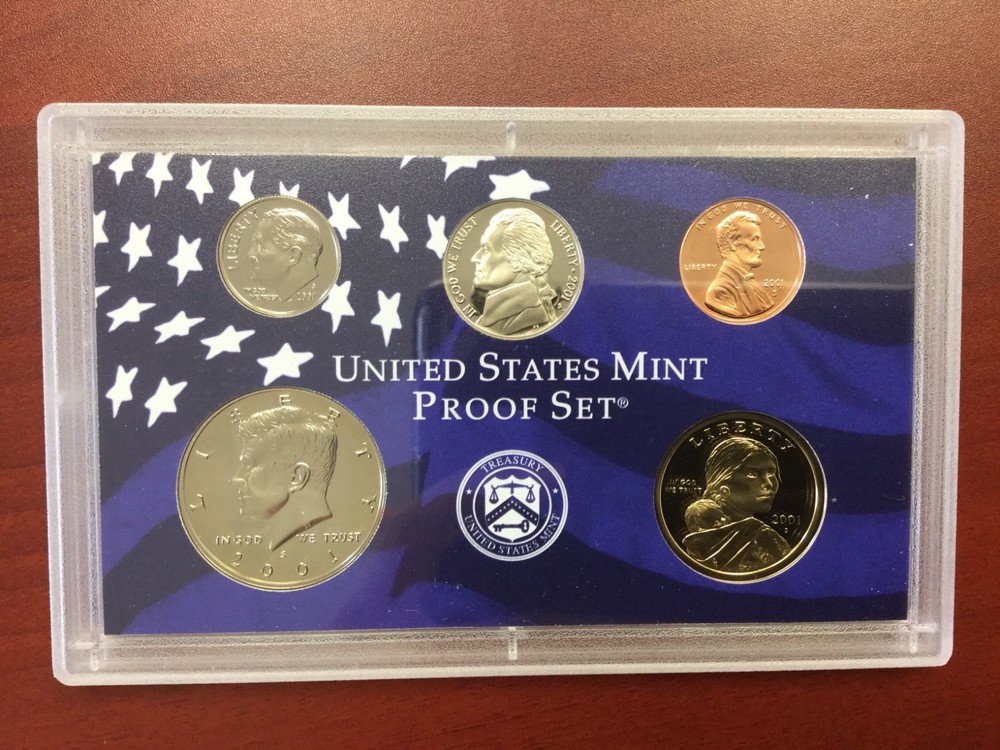 2001 Mint Proof Set with box