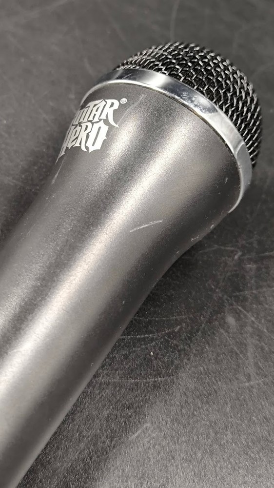 Guitar Hero Microphone Used Working Black