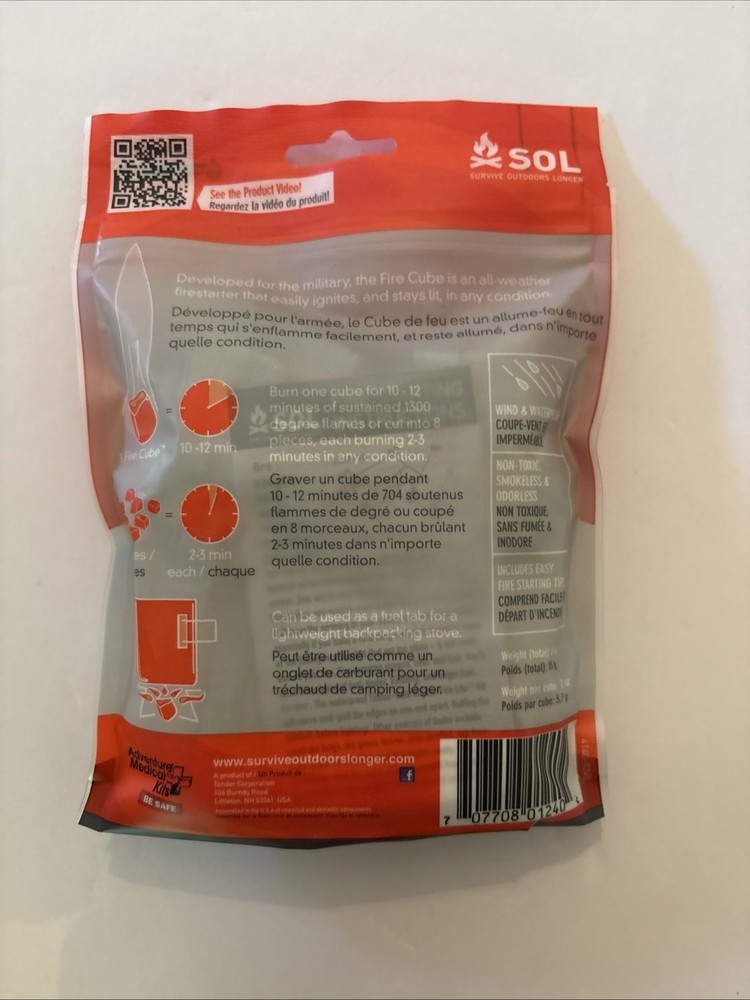 SOL All-Weather Fire Cubes