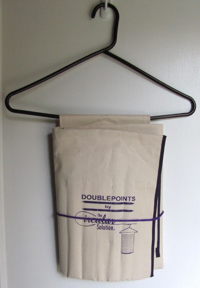 Doublepoints By Circular Solution Heavy Duty Canvas Carry/Hang Case w/Needles