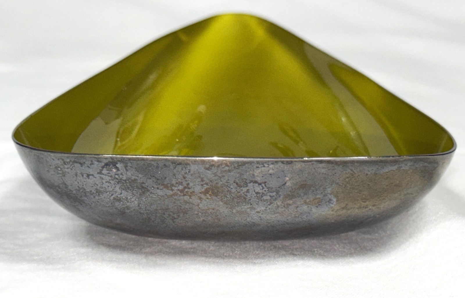 VTG Reed & Barton Teardrop 94 MCM Silver-Plated 7" Trinket Candy Bowl Dish Tray