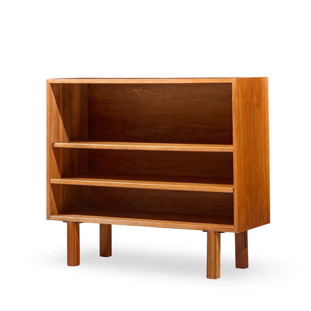 Jens Risom Mid Century Walnut Book Case - Pair