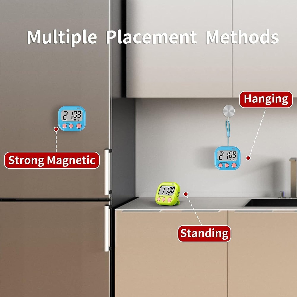 Digital Kitchen Cooking Timer Also Used For Learning Work Exercise Timer