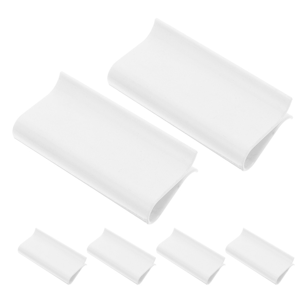 6 Pcs Plastic Roller Shade Clips Blinds Pull Accessories Hotel Pulls