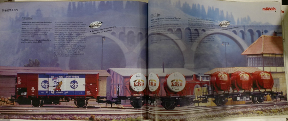 Marklin New Items for 2002 Catalog