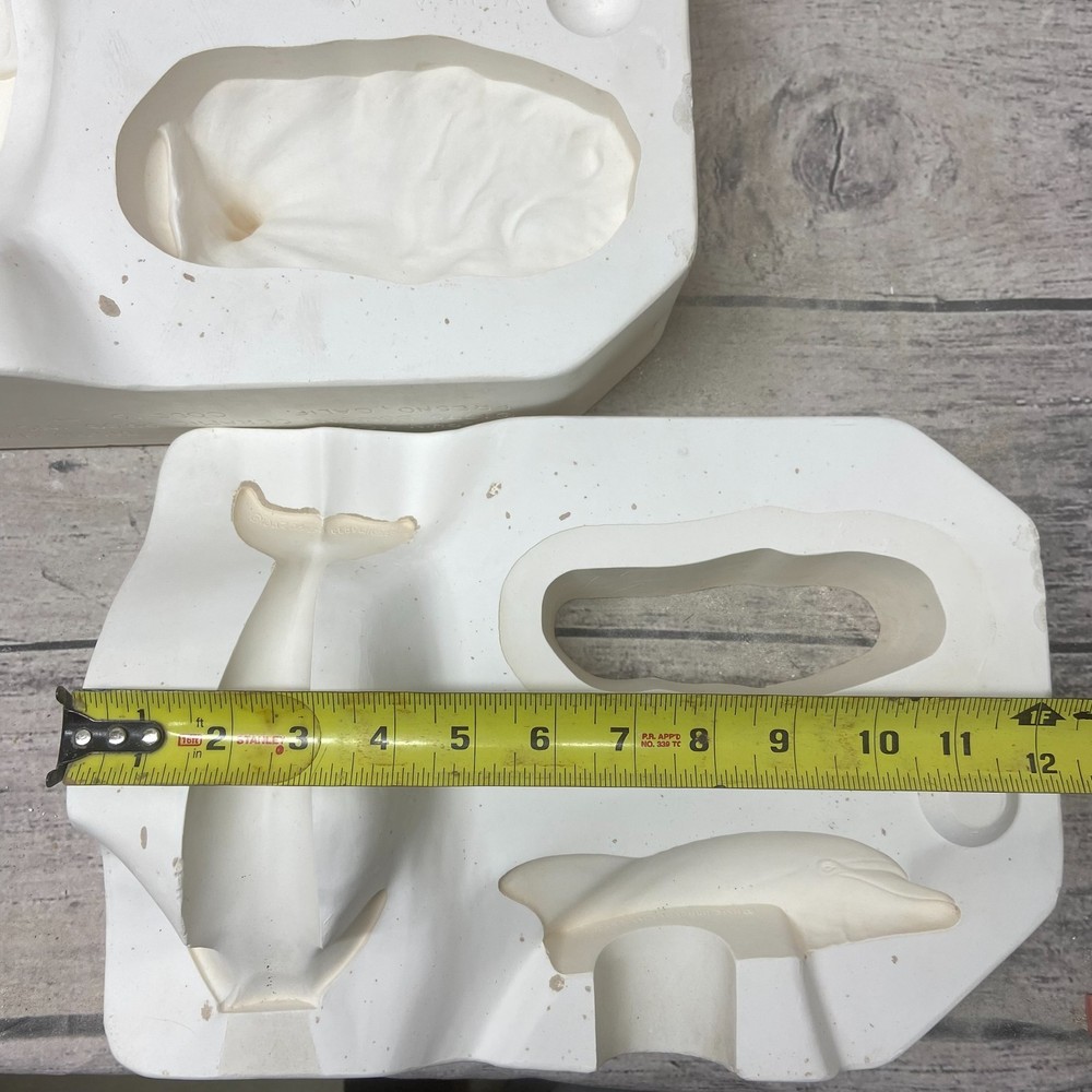 Vintage 1975 Duncan Ceramic Casting Mold Dolphin #420-A