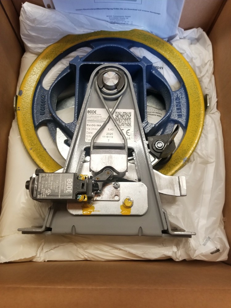 BODE Elevator Overspeed Governor - Type 7 - EU-OG 068 NEW