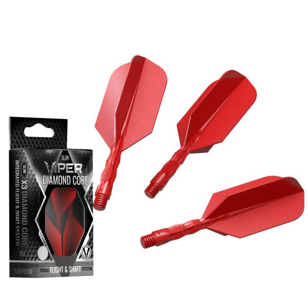 Viper Diamond Core Slim Short Dart Flights