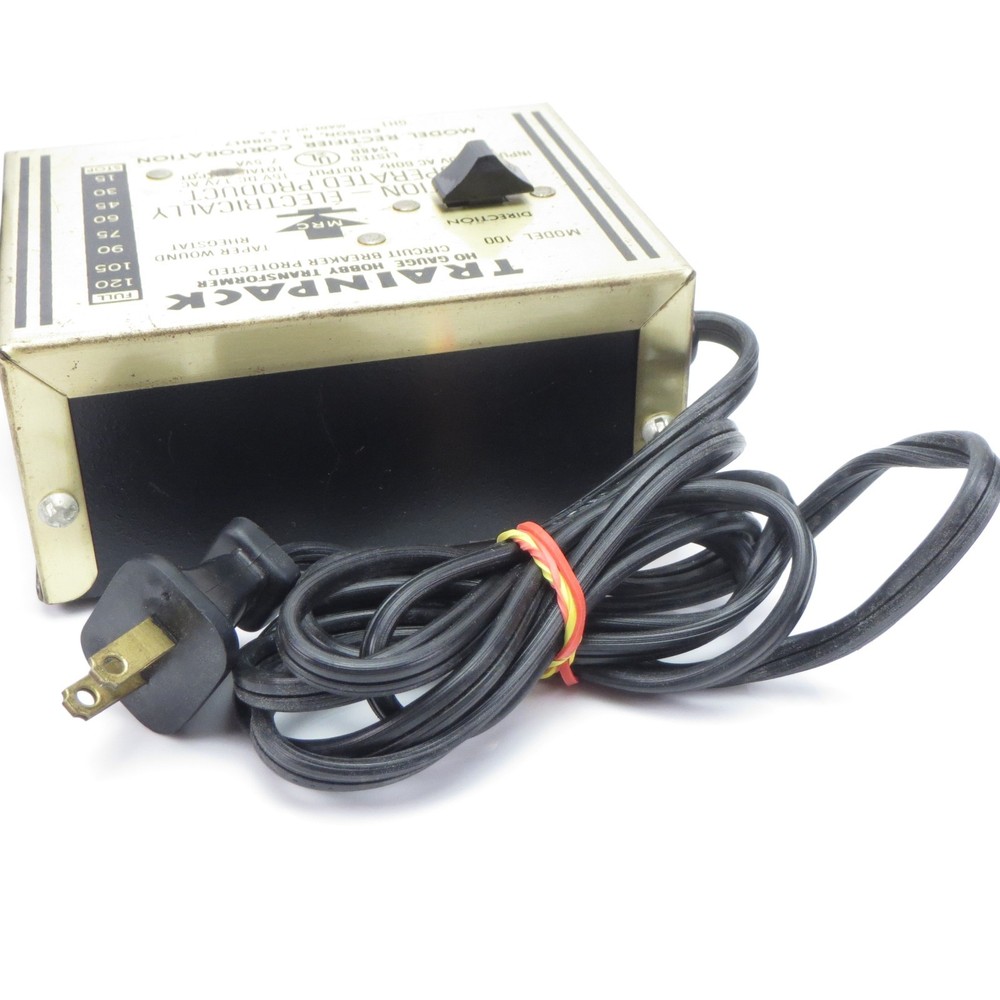 MRC Hobby Transformer Model 100 - HO Scale Train Control Power Supply Tested