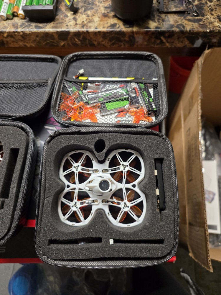 Emax Tinyhawk II FPV Quadcopter Drone with Camera White Orange