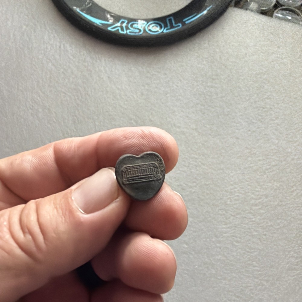 Dug Old Carheart Co. Heart Button