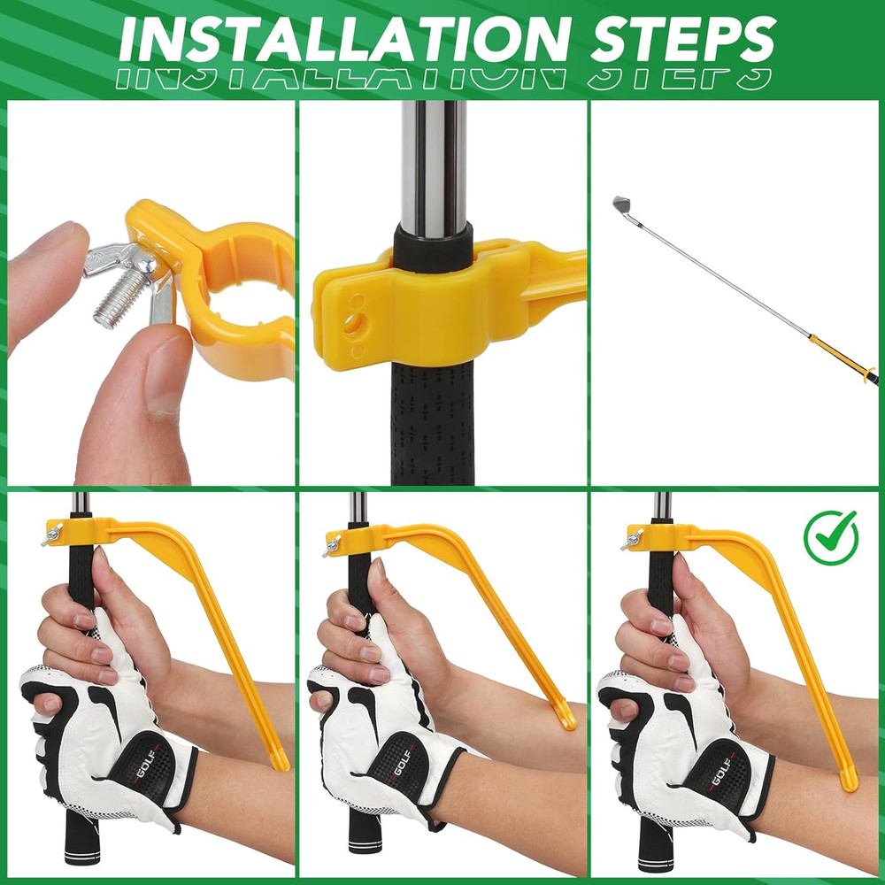 Golf Training Aids 5-Piece Complete Swing Trainer Set - Includes the Connector B