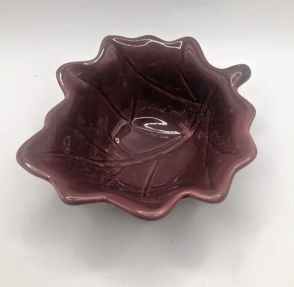 Fall Leaf Shaped Candy Dishes candy bowl / Trinket dish