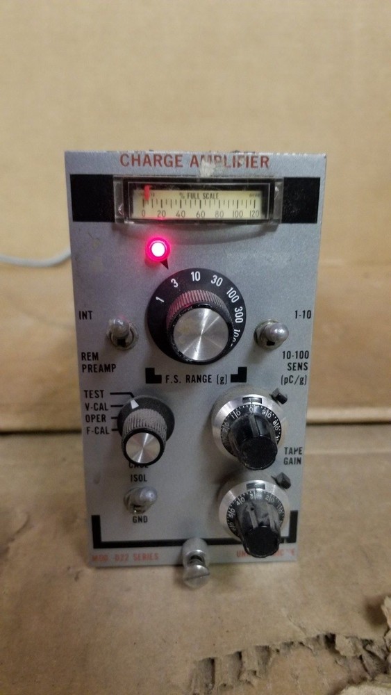 Unholtz-Dickie D22PMS Charge Amplifier Powers UP!
