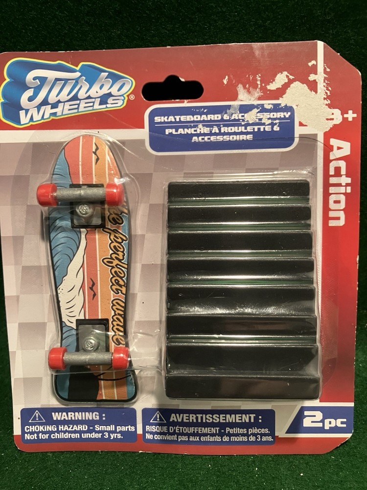 Turbo Wheels skateboard & Accessory-multicolor New in Package