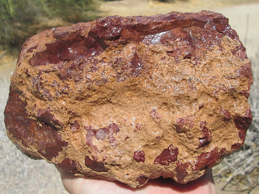 UNKNOWN JASPER AGATE ROUGH ~ 8 lbs. 0 ozs. CADY MOUNTAINS MAYBE?