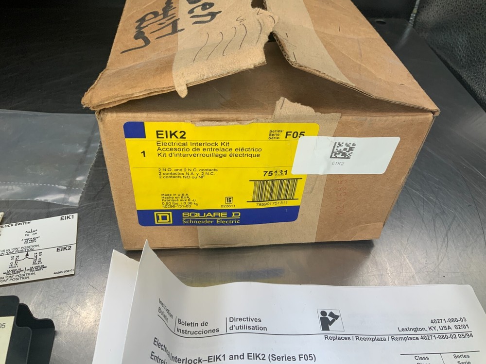 Square D EIK2 Electrical Interlock Kit