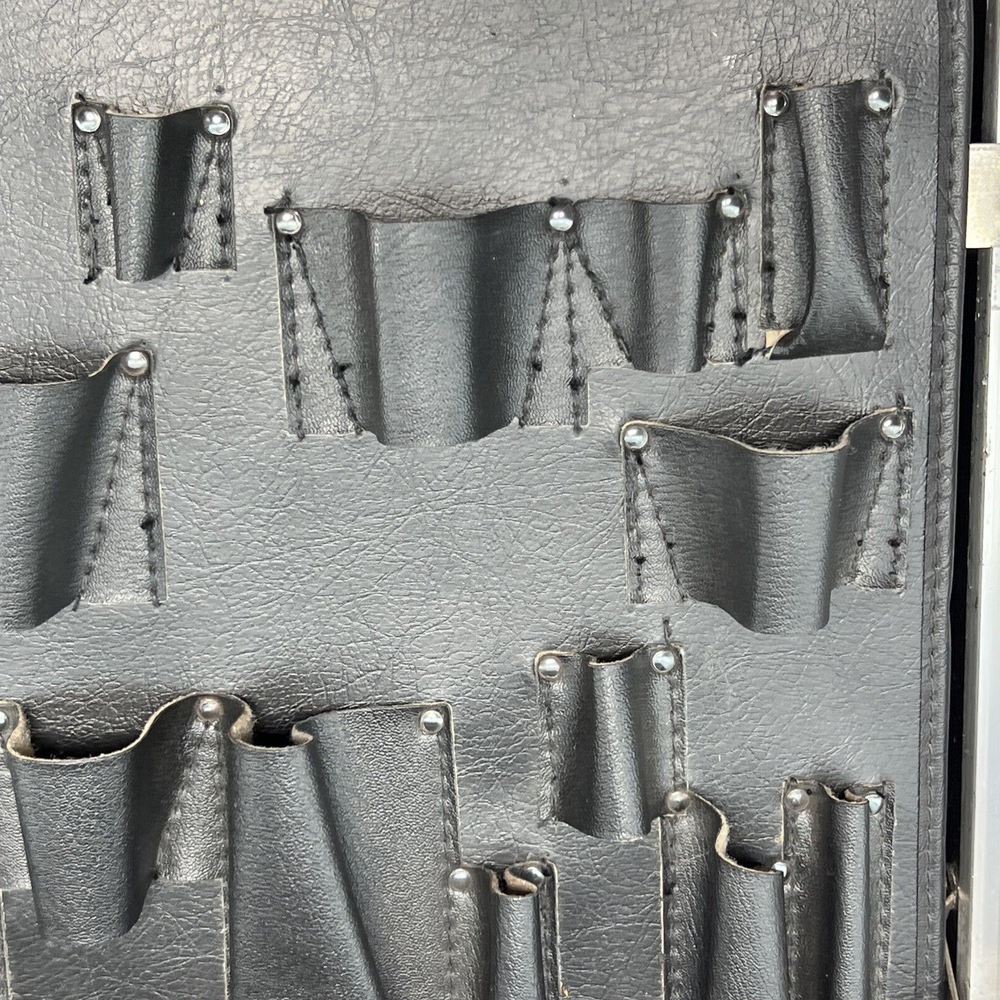 Vintage Technician's Briefcase Tool Display Case 18 X 14 X 7 1/2 w/Inserts GUC