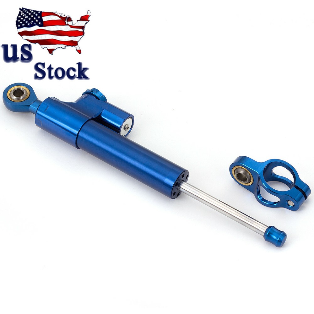 FXCNC Aluminum Motorcycle Steering Damper Stabilizer Linear Reversed Universal