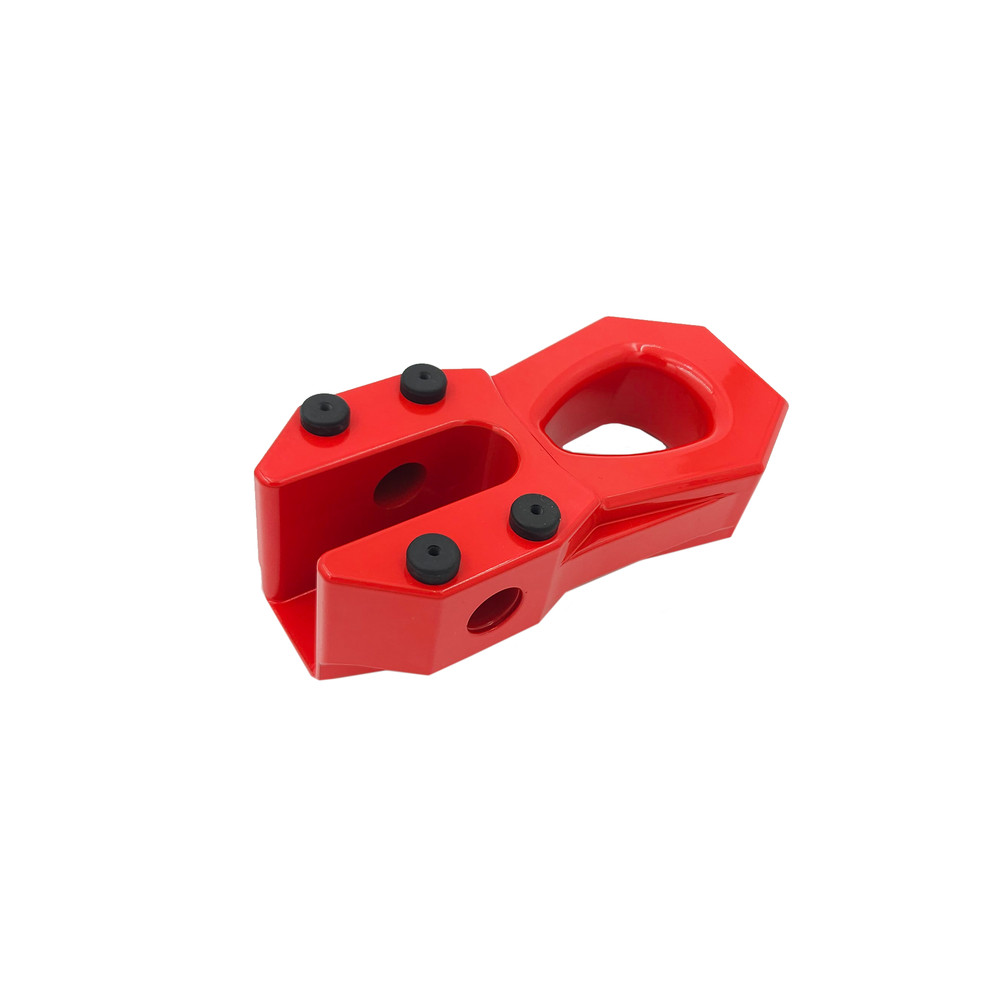 Winch Shackle - Hook - BILLET (Royal Hooks) RED