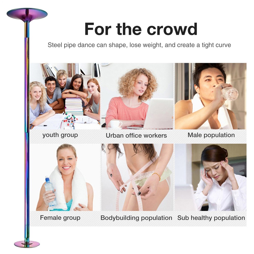 Pole Dance Pole for Home 45mm Spin Static Dancing Pole Professional qualified