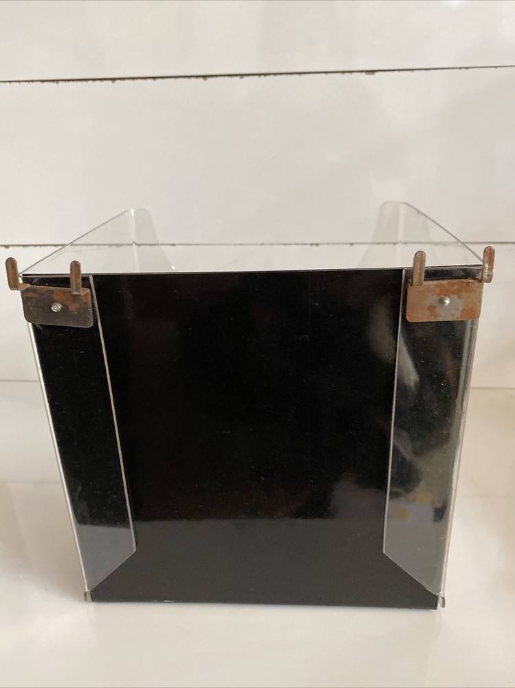 Slatwall Grid Storage Bin Acrylic Organizer Cube Merchandise Box Retail Display