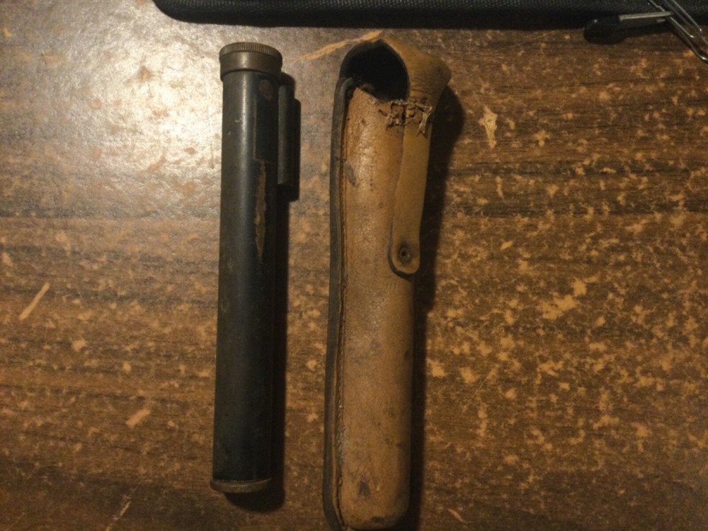Vintage Hand Held Sight Level with Case.