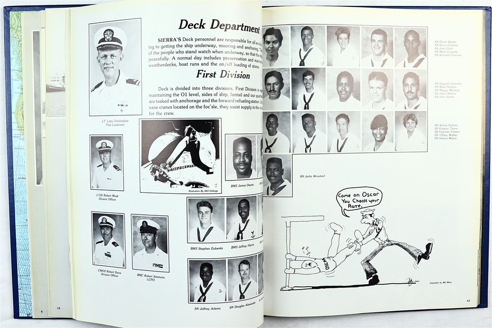 USS Sierra (AD-18) 1990 Mediterranean Deployment Cruise Book