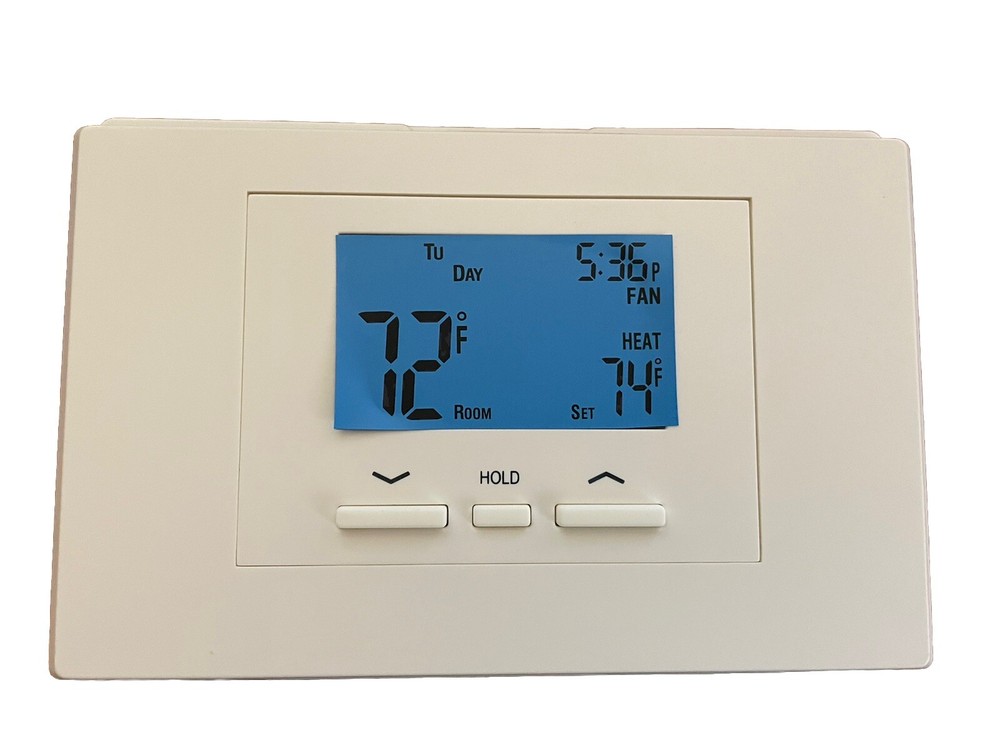 Heating and Cooling Touch Screen Programmable Thermostat
