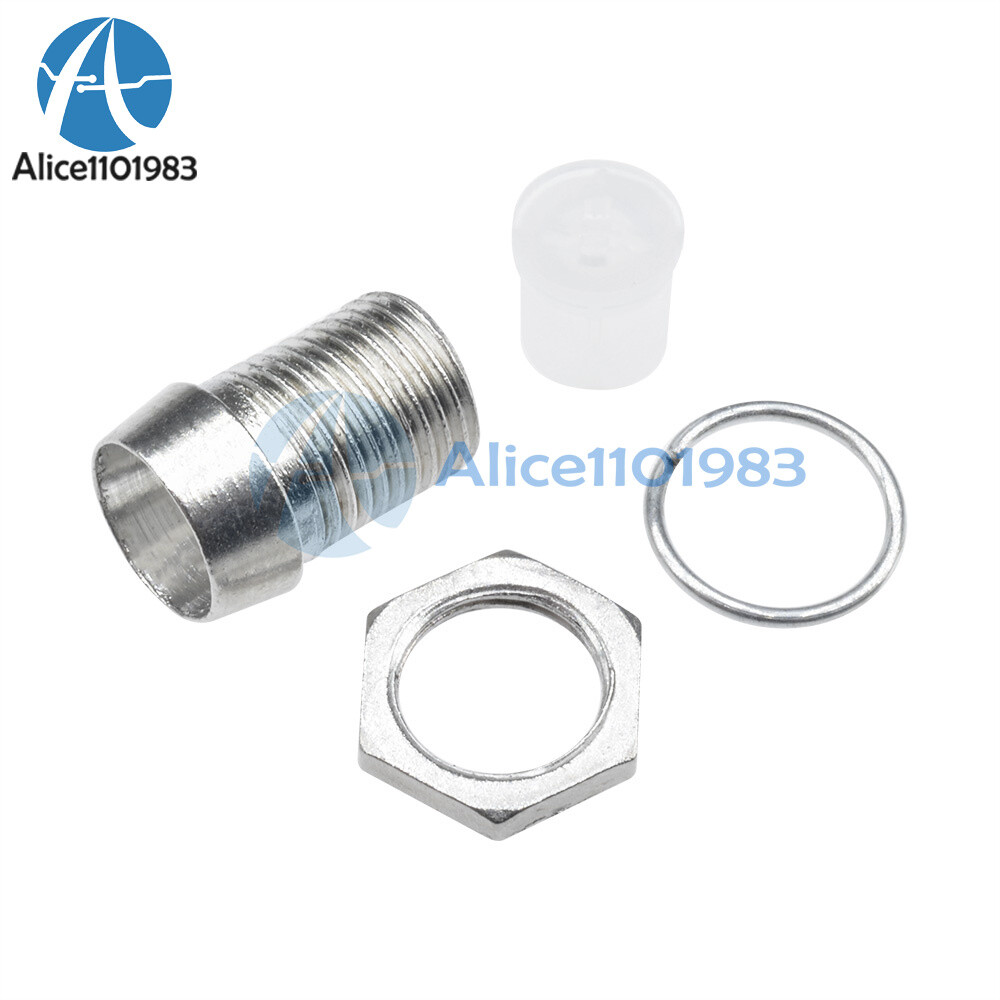 50 x 5MM Chrome Metal Silver Bezel LED Holder Panel Display Mount Base Rubber