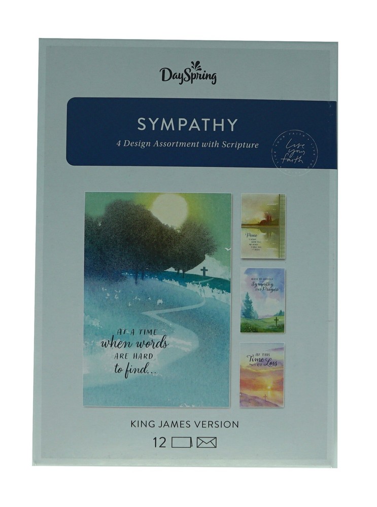 Dayspring Sympathy Boxed Cards 12 Assortment NEW With Scripture